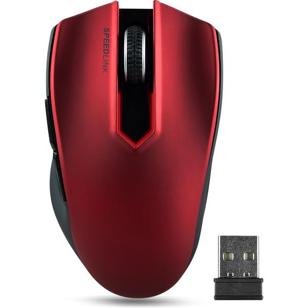 Thumbnail - Speedlink Exati (Kabellos), Maus, Rot