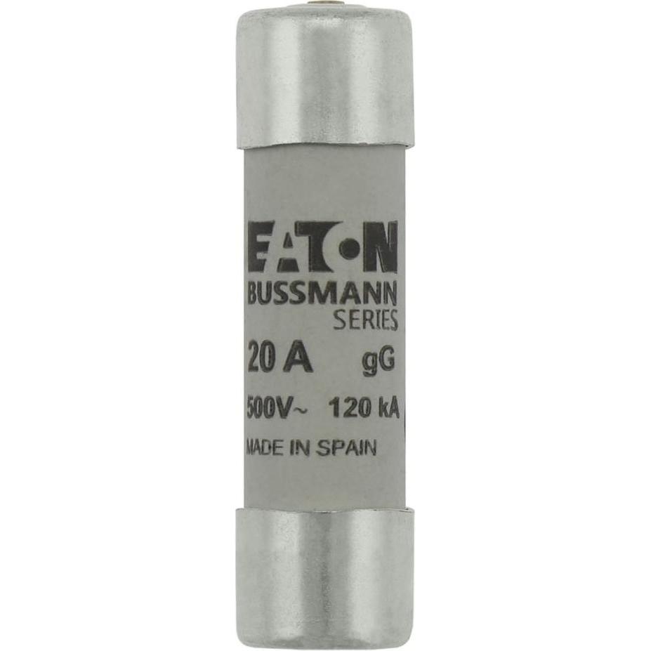 Thumbnail - 10x Eaton, Sicherung, Sicherungseinsatz, Niederspannung, 20 A, AC 500 V, 120 kA, 14 x 51 mm, gL/gG, IEC, Mit Schlagmelde...