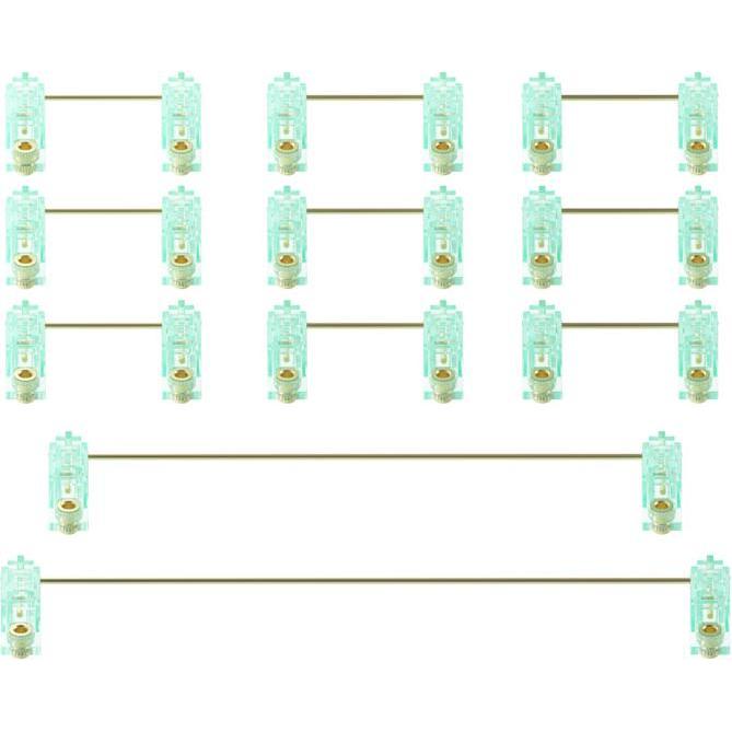 Akko Screw-in Stabilizer - mint (Eng. Int., Kabelgebunden), Tastatur, Grün