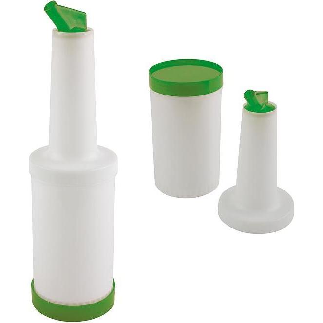 Thumbnail - APS, Bar Zubehör, Dosier-/Vorratsflasche Kunststoff, Inhalt 1 Liter, grün (Dosierer + Ausgiesser)