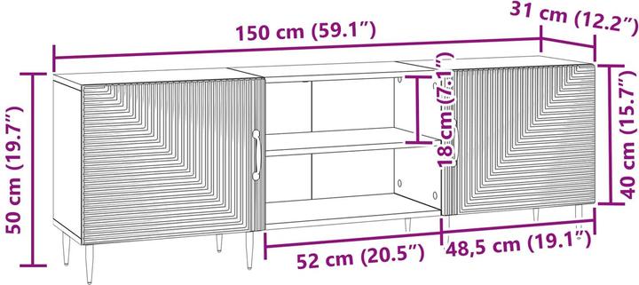 Image du produit vidaXL TV Schrank Möbel