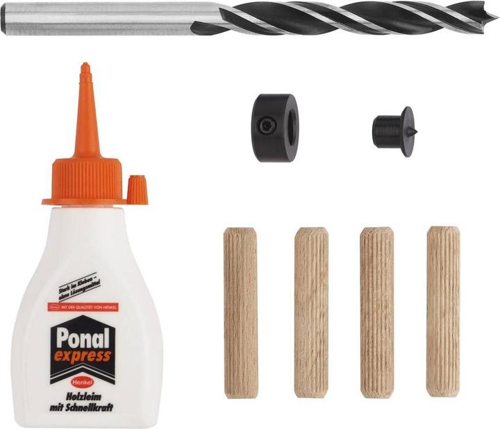 Produktbild Bosch Zubehör 32tlg. Dübel-Set D= 8 mm L= 40 mm (32 Stk.)