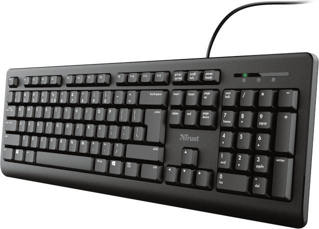 Actual product image Trust TK-150 KEYBOARD IT (IT, Cable)