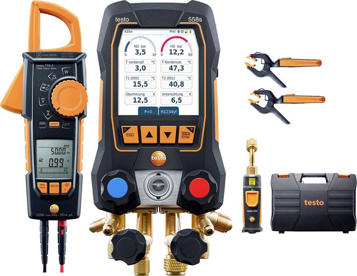Actual product image Testo Smart Vakuum Set 558s mit Stromzange