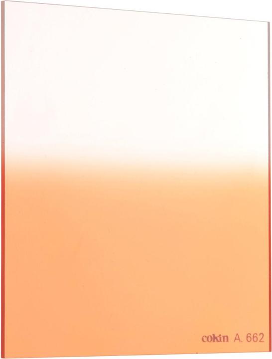 Actual product image Cokin Filter A662 Gradual Fluo Orange 1 (Colour filters, 662 mm)