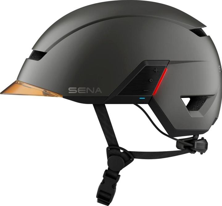 Actual product image Sena U1 - E-Bike Helm mit Kommunikationssystem - Dark Gray (M) (55 - 59 cm)