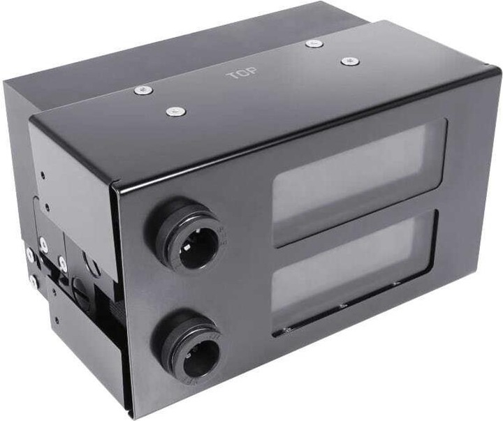 Actual product image Alphacool AGB ES 2U Reservoir VPP with flow/temperature sensor