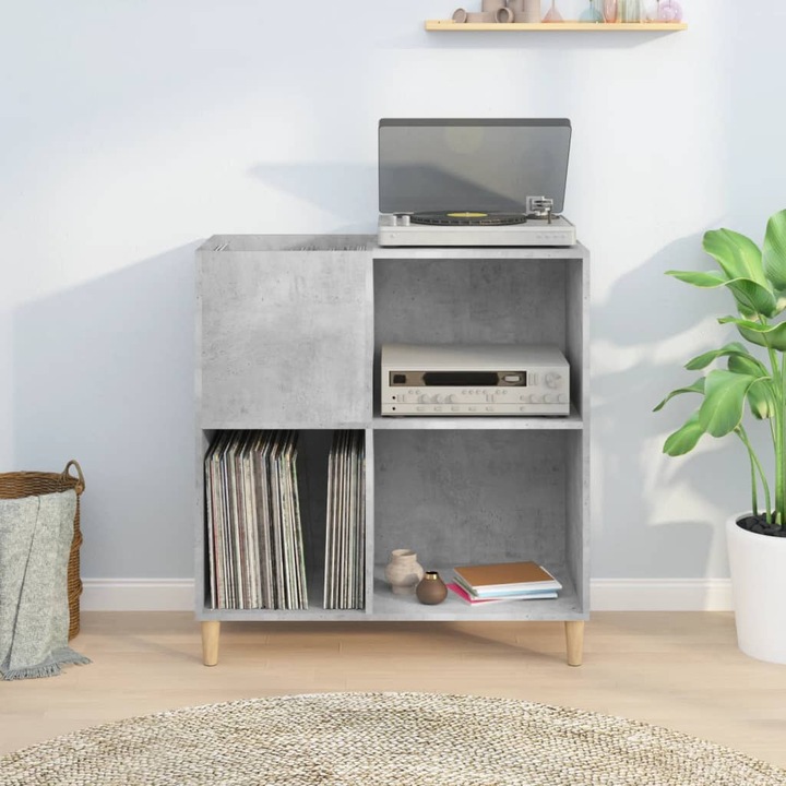 Produktbild VidaXL Plattenschrank Betongrau 84,5x38x89 cm Holzwerkstoff