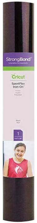 Image du produit Cricut Aufbügelfolie Sportflex 30 x 61 cm, 1 Stück, Schwarz