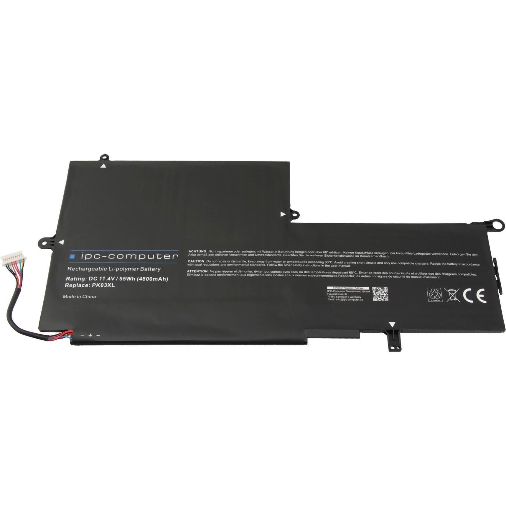 IPC PK0305 (3 Zellen, 4800 mAh), Notebook Akku