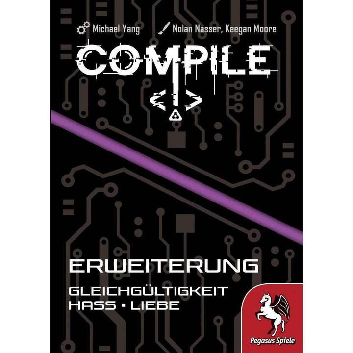 Produktbild Pegasus Compile - Gleichgültigkeit * Hass * Liebe (Erweiterung) (Deutsch, 2 Spieler)