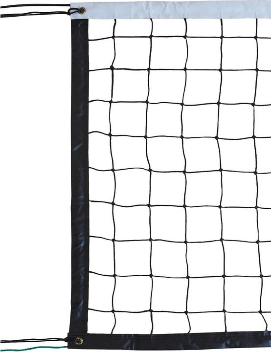 Produktbild Sporti Filet Volleyball Training 9,50x1M PE geflochten 3mm einfache Masche 100 Stahlseil