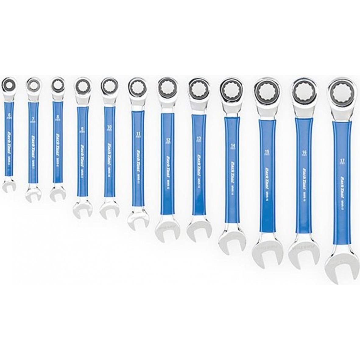 Park Tool, Schraubenschlüssel, Ratschen MWR-Set, 6 -17 mm (6 mm, 12 mm, 17 mm, 16 mm, 14 mm, 10  mm, 15 mm, 11 mm, 8 mm,...