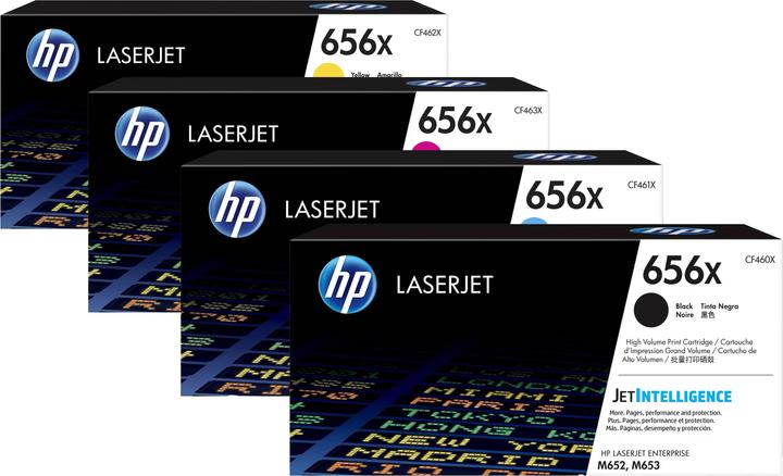 Etichetta energetica HP Original CF460X / 656X SET Multipack / Set mit allen vier Farben (M, C, Y, FC)