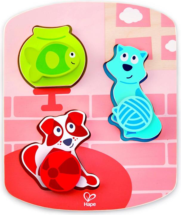 Actual product image Hape Dynamic animal puzzle