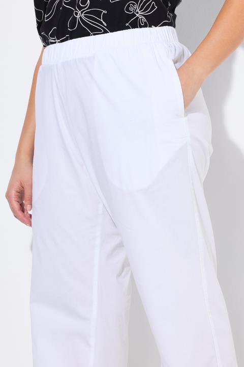 Produktbild Ulla Popken 7/8-Chinohose Ruby, Elastikbund, weites, gerades Bein (44)