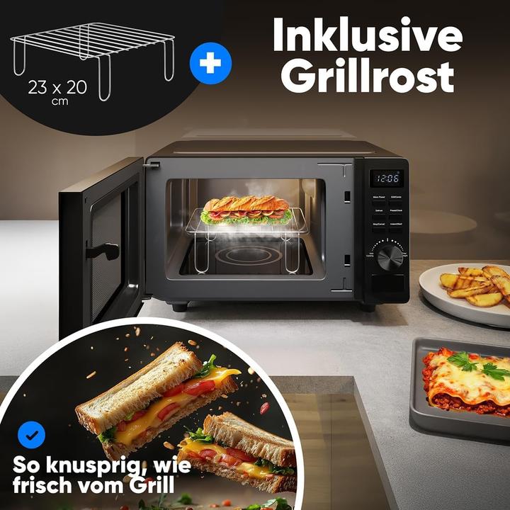 Produktbild Proficook PC-MWG 1278 Mikrowelle 700 W schwarz (20 l)