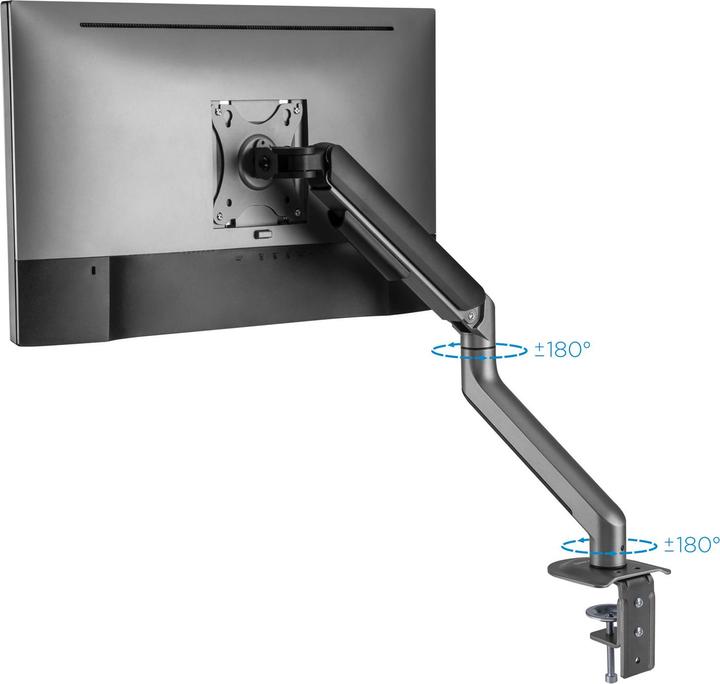 Produktbild Tooq Technology DB4032TNR-G Flachbildschirm-Tischhalterung 81,3 cm (32" ) Schwarz Tisch/Bank (Tisch, 32", 9 kg)