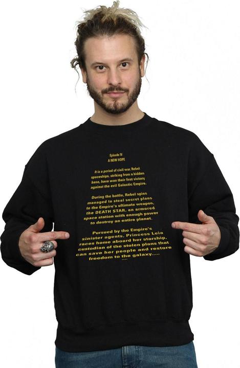 Produktbild Star Wars A New Hope Opening Crawl Sweatshirt (4XL)