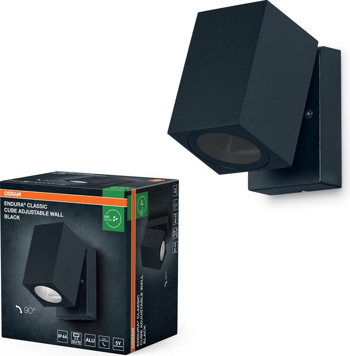 Image du produit Osram Endura Classic Cube ADJ Wall Mur ajustable noir (GU10)