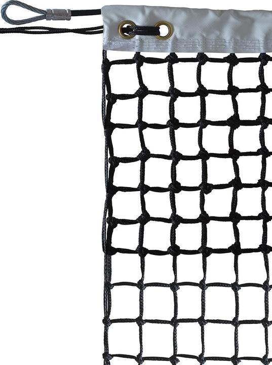 Sporti Roland Garros Tennisnetz PE geflochten 3mm Masche 40 doppelt auf 7 Reihen