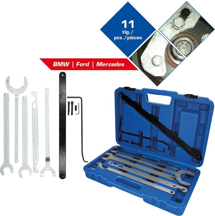 Actual product image Brilliant Tools Fan hub spanner set | 11 pcs.