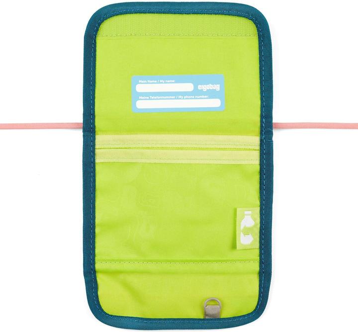 Actual product image Ergobag Neck pouch lemon folding bear