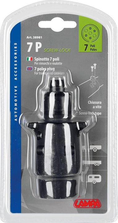 Actual product image Lampa 7-pin plug with screwed cap