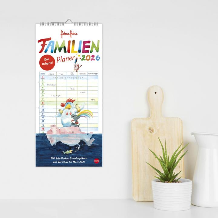 Produktbild Heye Familienplaner (21 x 45 cm)