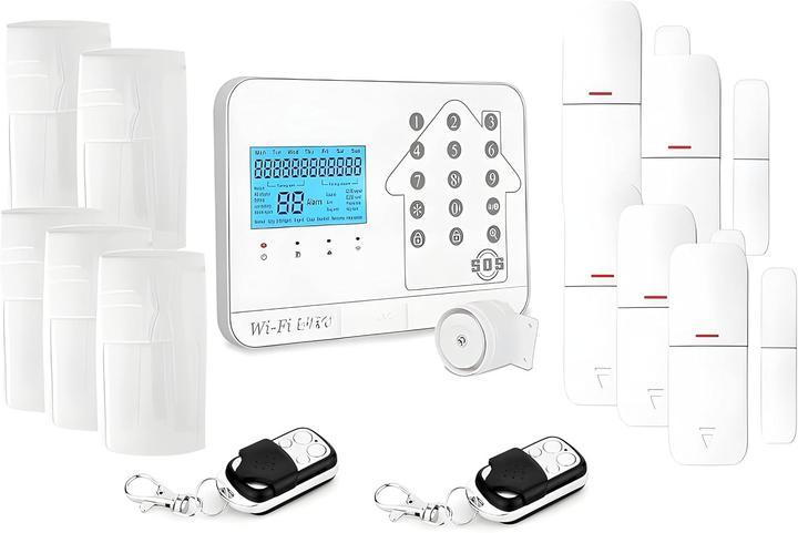 Image du produit LifeBox Système d'alarme domestique sans fil avec wifi, internet et GSM, immunisé aux animaux