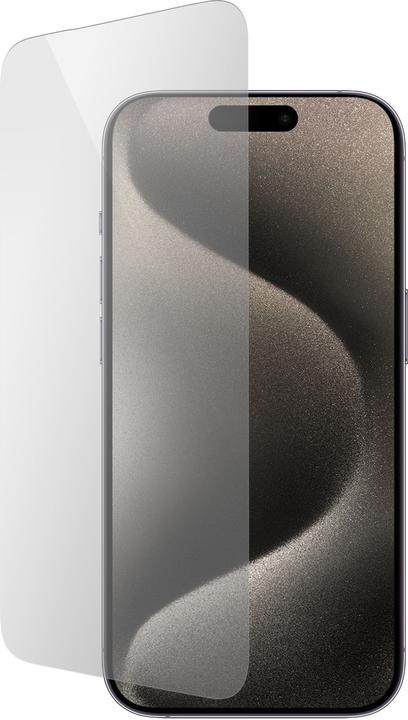 Actual product image Mobiparts Regular Tempered Glass Apple iPhone 15 Pro (1 Piece, Apple iPhone 15 Pro)