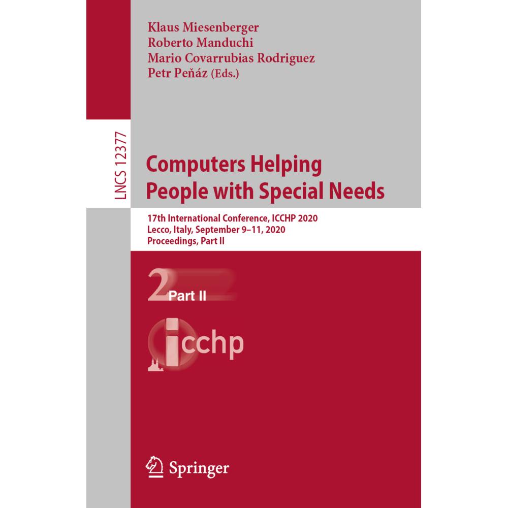 Computers Helping People with Special Needs, Fachbücher von Klaus Miesenberger, Mario Covarrubias Rodriguez, Roberto Man...