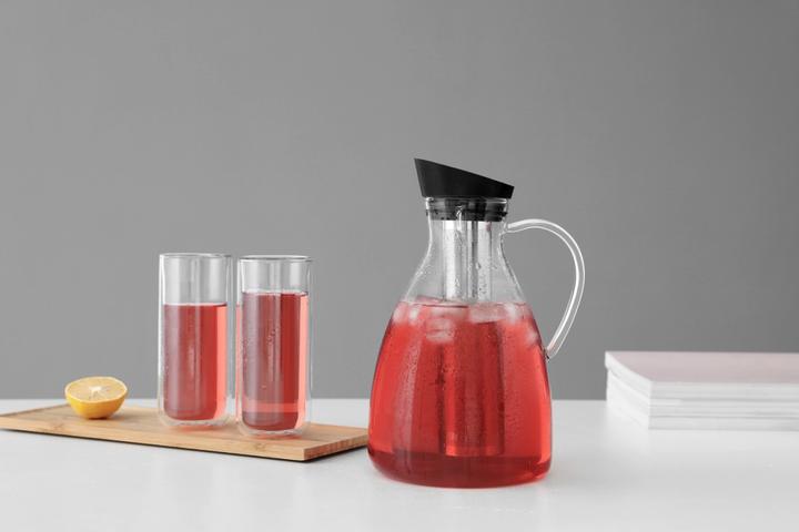 Actual product image Viva Iced tea carafe glass/sil./ES 2l (2 l)