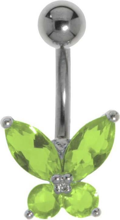 Image du produit Bijouteria Piercing nombril (Laiton rhodié, Cristallin, Titane)