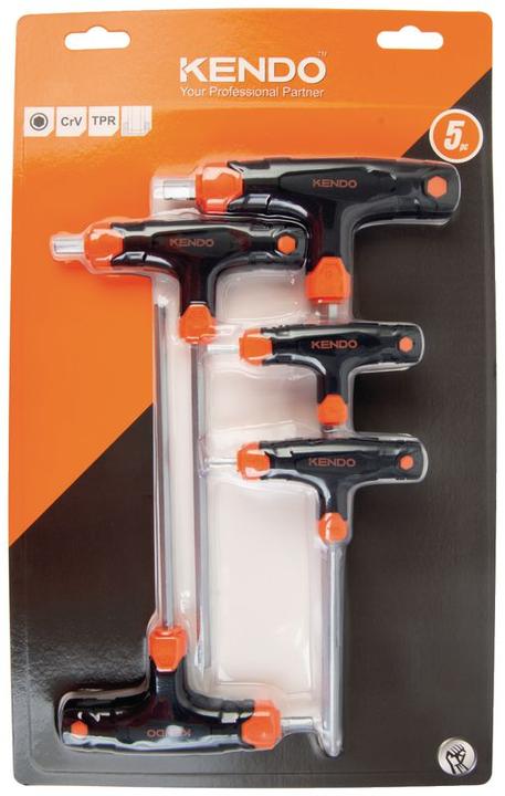 Actual product image Kendo Hex key set with T-handle