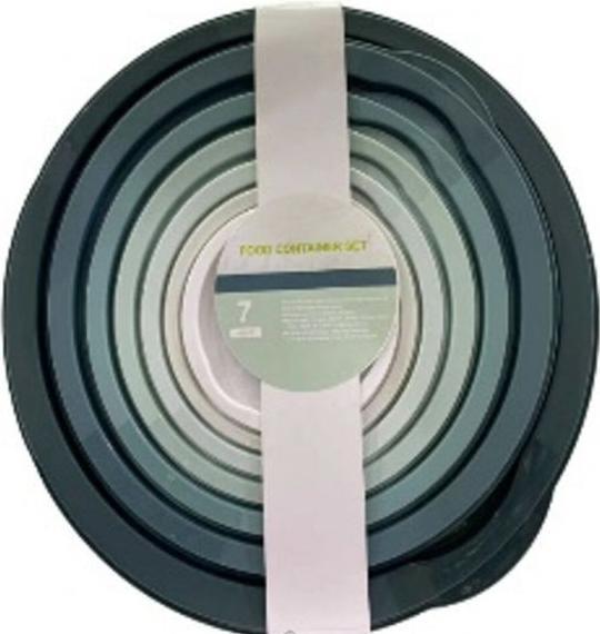 Actual product image Edco Food container round 14pc