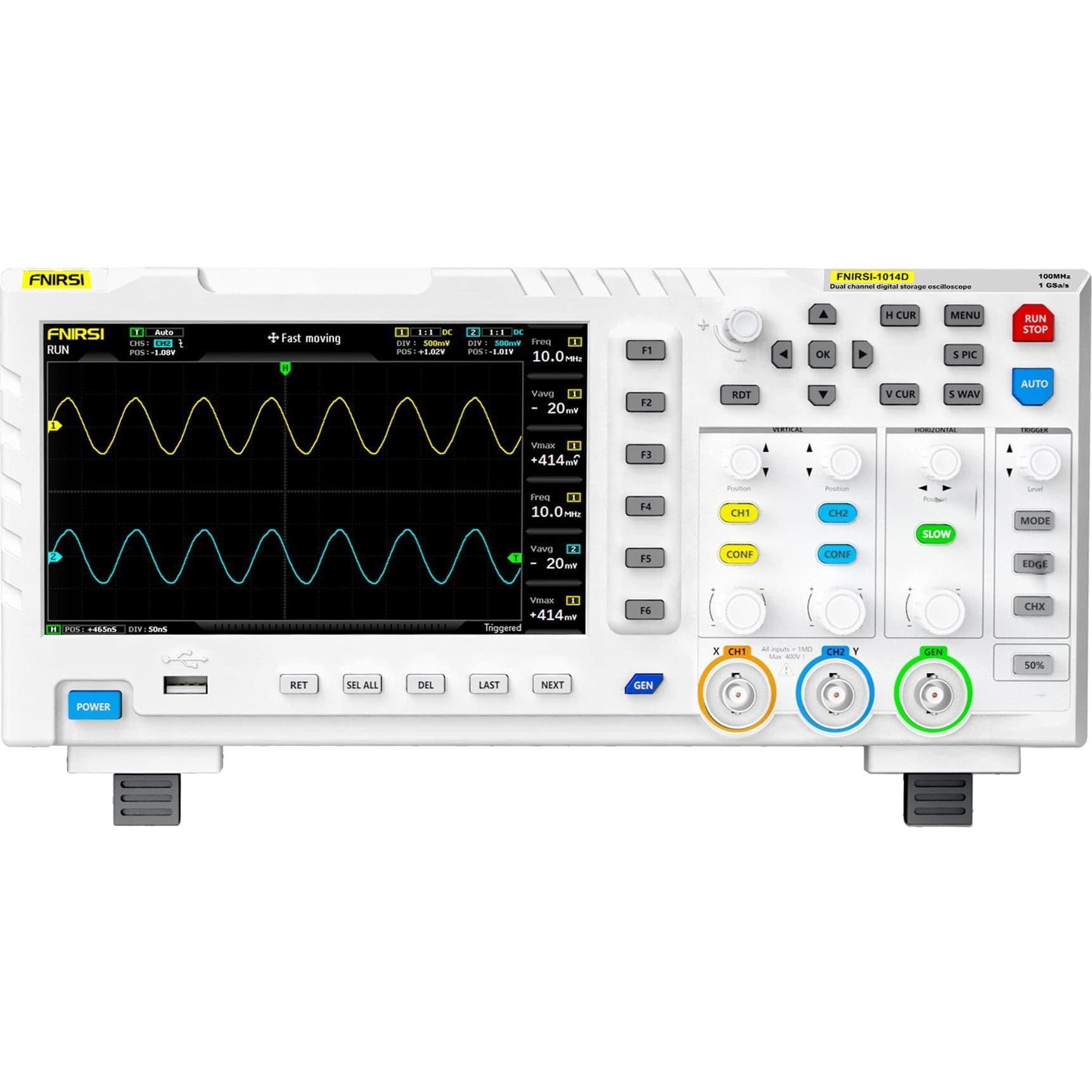 Fnirsi, Multimetro, 1014D 2-in-1 oscilloscope signal generator