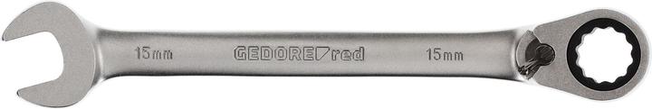 Actual product image Gedore Red Combination ratchet open-end wrench (15 mm)