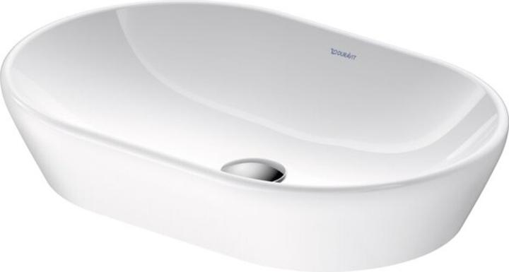 Actual product image Duravit Countertop basin D-NEO 600x400mm o ÜL without tap hole bench white (400 mm, 600 mm)