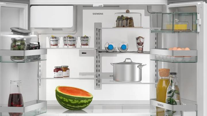 Actual product image Siemens iQ700, Kühl-Gefrier-Kombination, mehrtürig, 183 x 90.5 cm, Edelstahl antiFingerprint, KF96DPPEA (574 l)