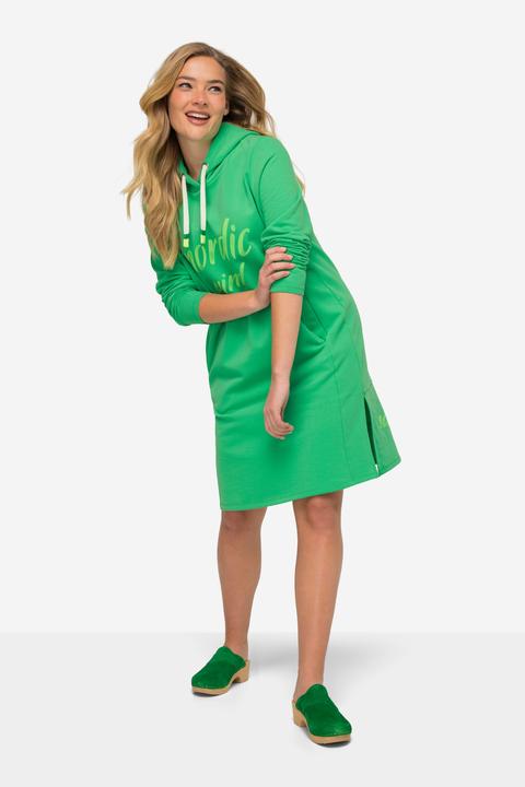 Actual product image Laurasøn Hooded Lettering Sweat Dress Recycled Polyester (L)