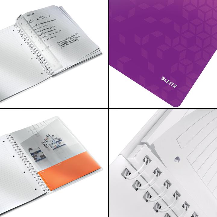 Immagine prodotto Leitz Libro a spirale WOW (A4, Righe, Copertina morbida)