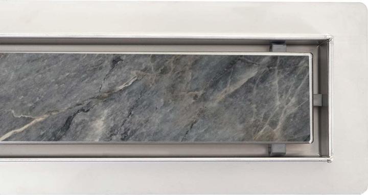 Image du produit Swisshandel24 Caniveau de douche 110cm écoulement de sol caniveau de douche, inox siphon 50-120cm - 51212 (1140 mm)