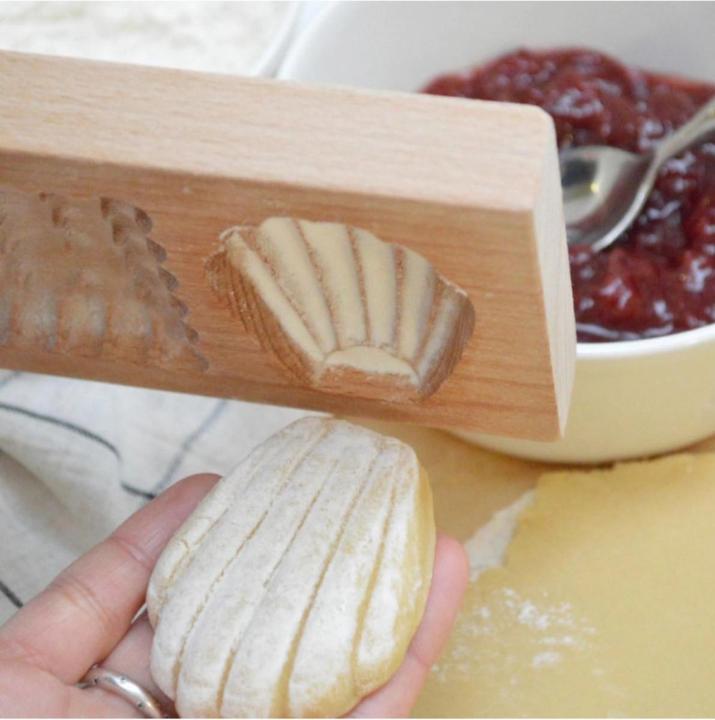 Actual product image ScrapCooking Holzform für gefüllte Kekse Petits Biscuits, 20x10x2cm