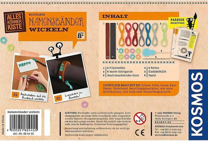 Produktbild Kosmos Namensbänder