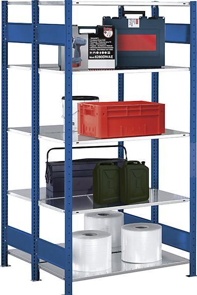 Actual product image eurokraft pro Boltless shelving, double row