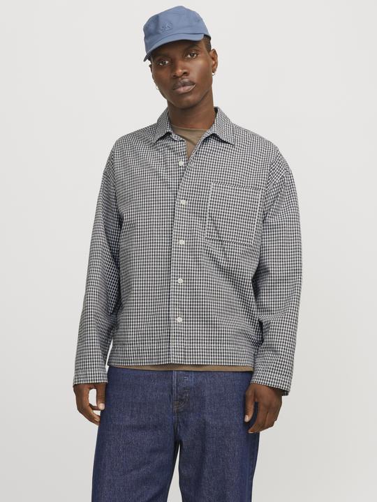 Actual product image Jack & Jones Jorroxbury Boxy Overshirt Ls Ln (S)