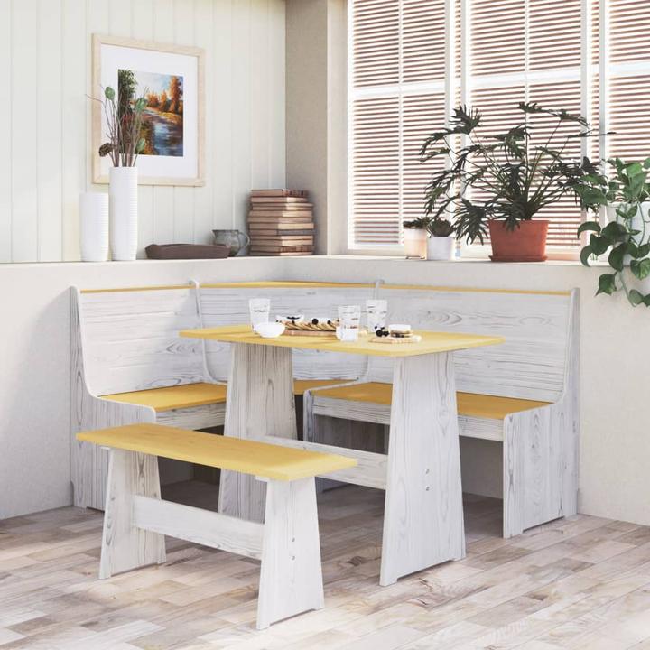 Produktbild vidaXL Esstisch mit Bank (100 x 60 x 73 cm)