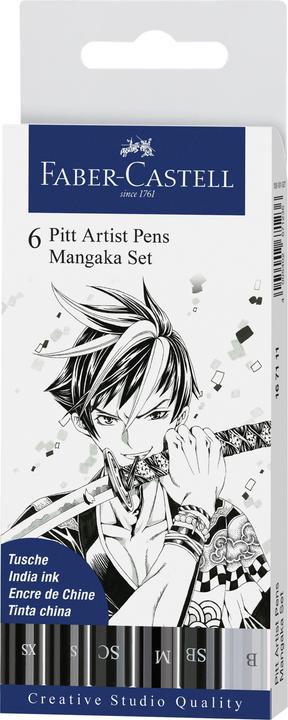 Actual product image Faber-Castell manga mangaka (6 x)