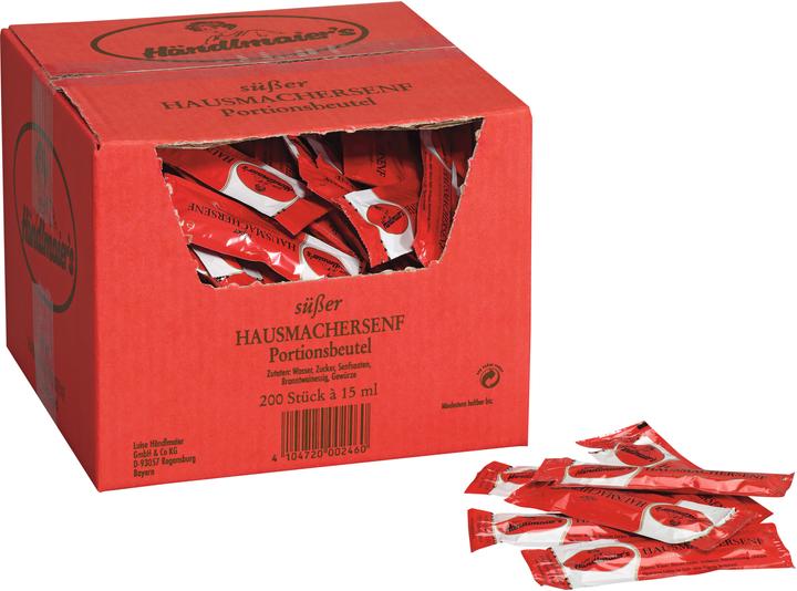 Actual product image Händlmaier Sweet Homemade Mustard 200 servings à 15ml 3kg (3000 g)